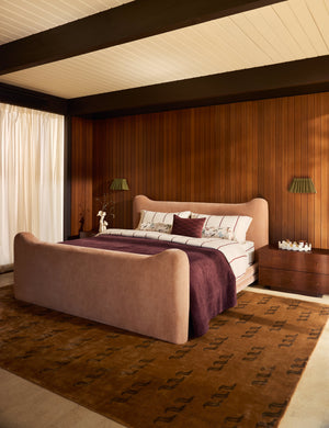 Briar Platform Bed by Sarah Sherman Samuel : Fern Stripe / Full