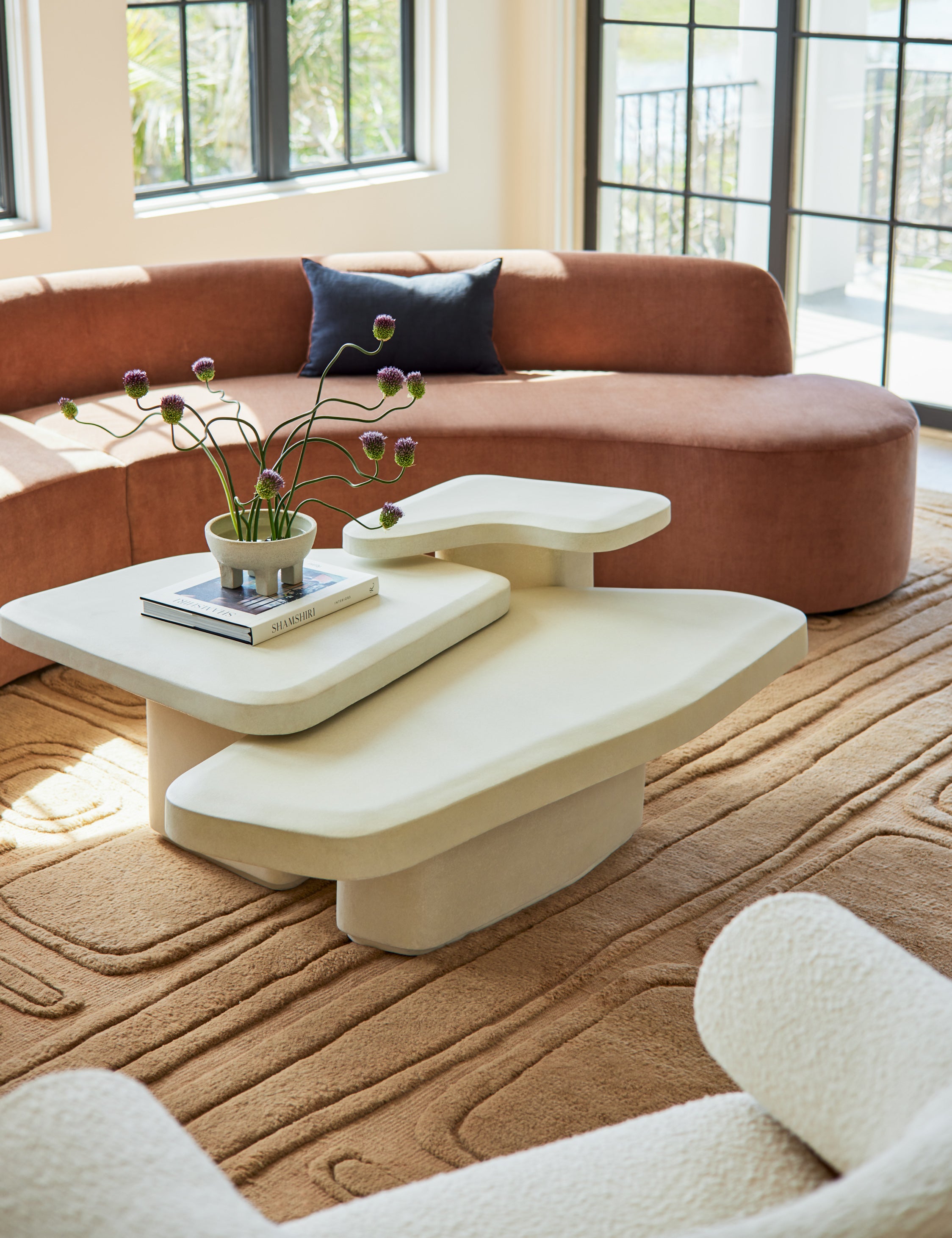 Maro Indoor / Outdoor Sculptural Nesting Coffee Table