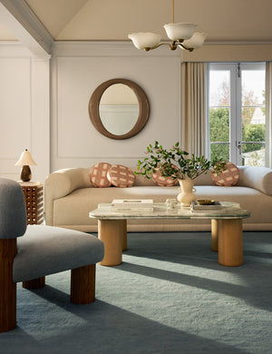 Carson Sofa : Creme Luxe Boucle