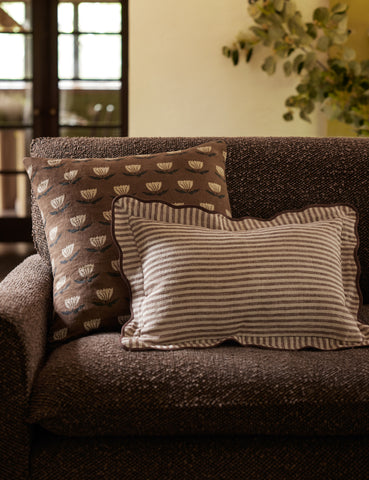Pillow Pairings: Berries + Browns