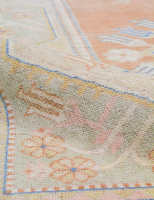 Vintage Turkish Hand-Knotted Wool Rug No. 466, 5' x 8' 2