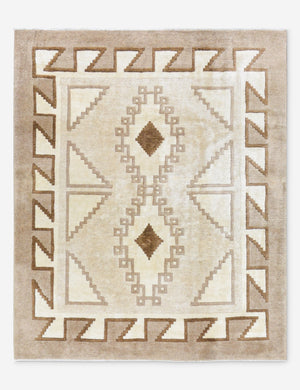 Vintage Turkish Hand-Knotted Wool Rug No. 473, 5' x 6' 2