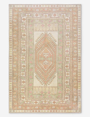 Vintage Turkish Hand-Knotted Wool Rug No. 474, 5' x 7' 4