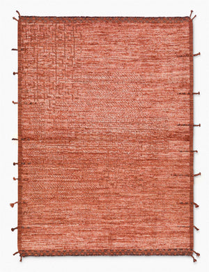 Vintage Moroccan Hand-Knotted Wool Rug No. 476, 5' 6