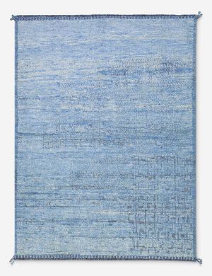 Vintage Moroccan Hand-Knotted Wool Rug No. 477, 5' x 6' 9