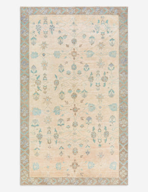 Vintage Turkish Hand-Knotted Wool Rug No. 484, 4' 4