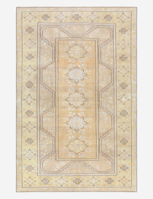 Vintage Turkish Hand-Knotted Wool Rug No. 487, 5' 1