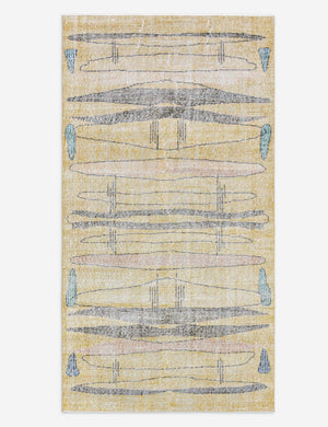 Vintage Turkish Hand-Knotted Wool Rug No. 498, 3' 8