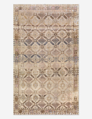 Vintage Turkish Hand-Knotted Wool Rug No. 505, 5' x 9'