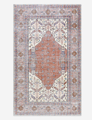 Vintage Turkish Hand-Knotted Wool Rug No. 512, 5' x 8'