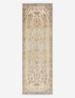 Vintage Turkish Hand-Knotted Wool Rug No. 514, 3' x 9' 2