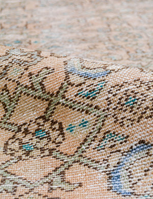 Vintage Turkish Hand-Knotted Wool Runner Rug No. 285, 3' x 10' 1