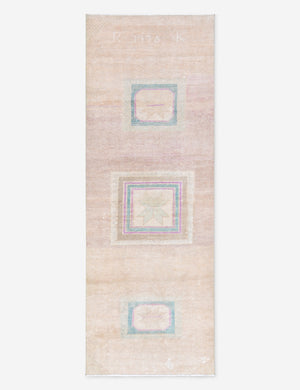 Vintage Turkish Hand-Knotted Wool Runner Rug No. 288, 3' X 8' 5