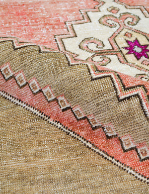 Vintage Turkish Hand-Knotted Wool Runner Rug No. 290, 3' X 6' 9