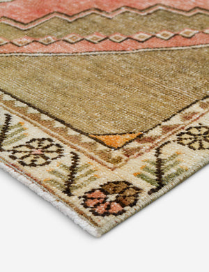 Vintage Turkish Hand-Knotted Wool Runner Rug No. 290, 3' X 6' 9