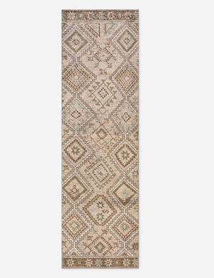 Vintage Turkish Hand-Knotted Wool Runner Rug No. 291, 3' X 10'