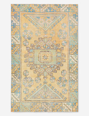 Vintage Turkish Hand-Knotted Wool Rug No. 522, 3' 8