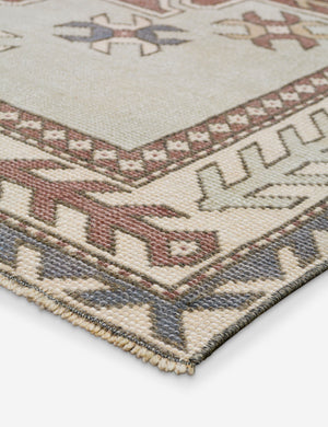 Vintage Turkish Hand-Knotted Wool Rug No. 523, 5' X 5'