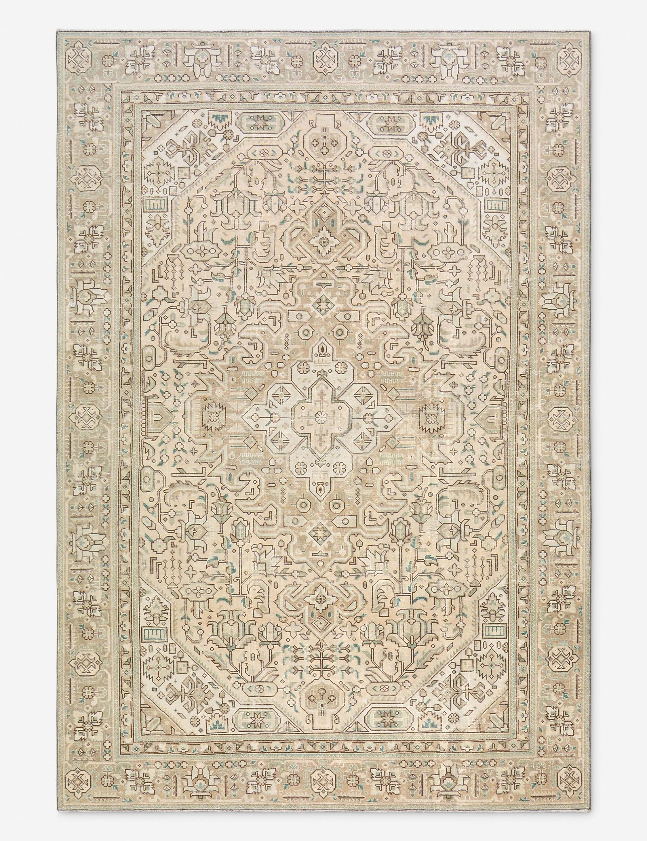 Vintage Turkish Hand-Knotted Wool Rug No. 524 - Thumbnail 3