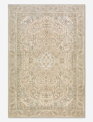 Vintage Turkish Hand-Knotted Wool Rug No. 528, 6' X 9'