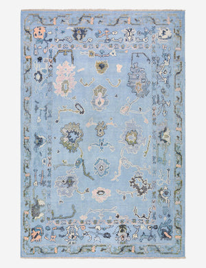 Vintage Turkish Hand-Knotted Wool Rug No. 532, 6'3 x 9'2