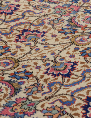 Vintage Turkish Hand-Knotted Wool Rug No. 552, 3'9