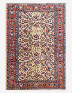 Vintage Turkish Hand-Knotted Wool Rug No. 552, 3'9