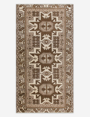 Vintage Turkish Hand-Knotted Wool Rug No. 553, 3'4