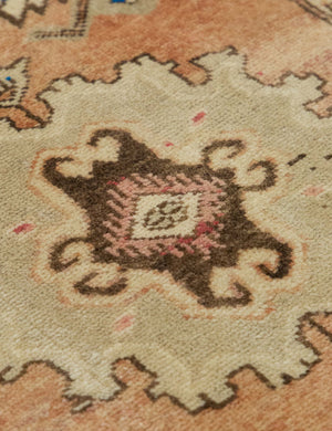 Vintage Turkish Hand-Knotted Wool Mini Rug No. 320, 1'6