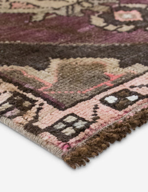 Vintage Turkish Hand-Knotted Wool Mini Rug No. 347, 1'7