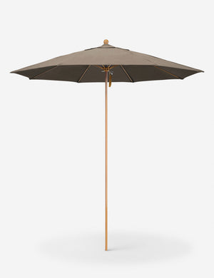 Portofino 11' Round Outdoor Umbrella, Taupe Portofino 11' Round Outdoor Umbrella, Taupe