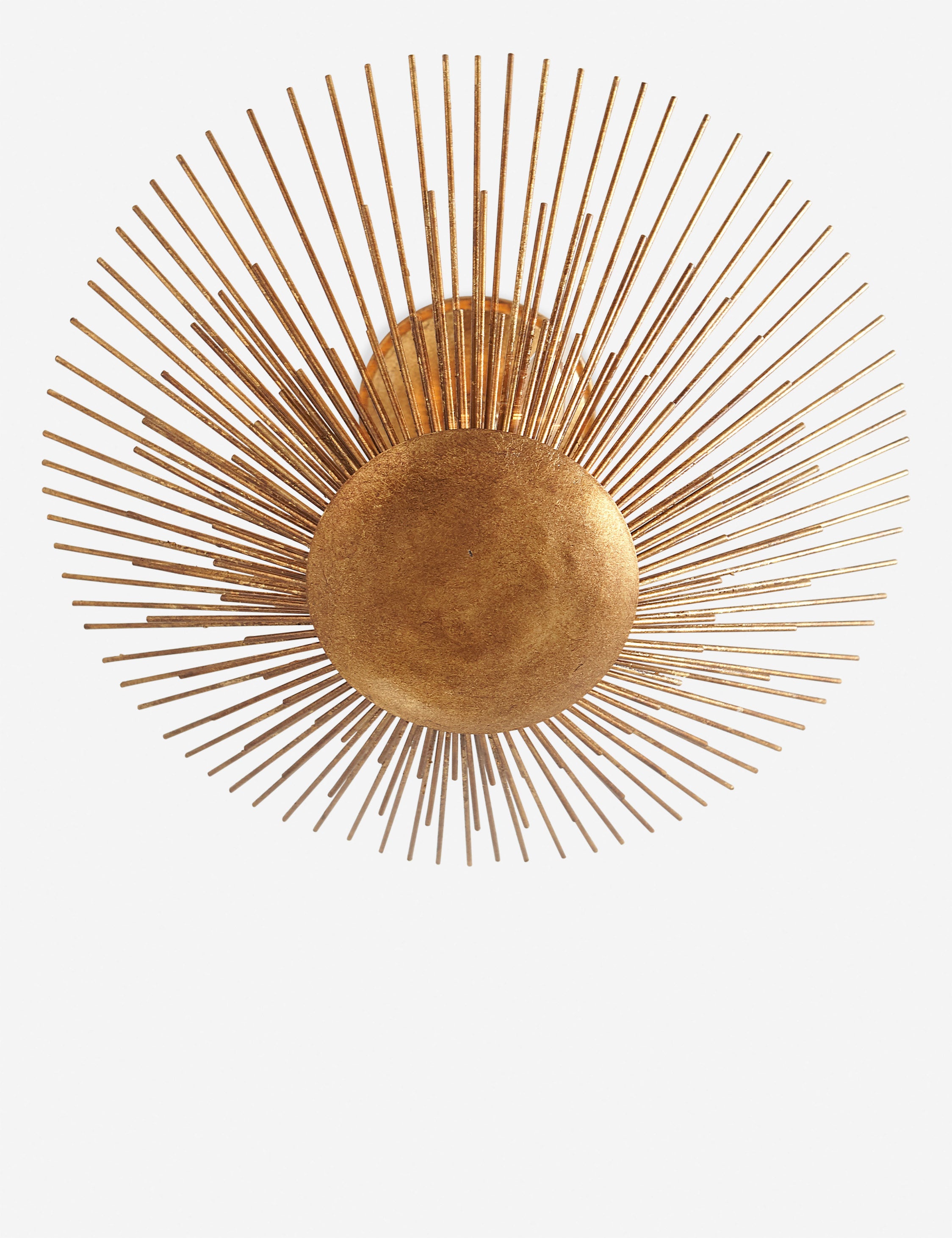 #color::antique-brass #size::17-dia | Maire starburst silhouette semi-flush mount light
