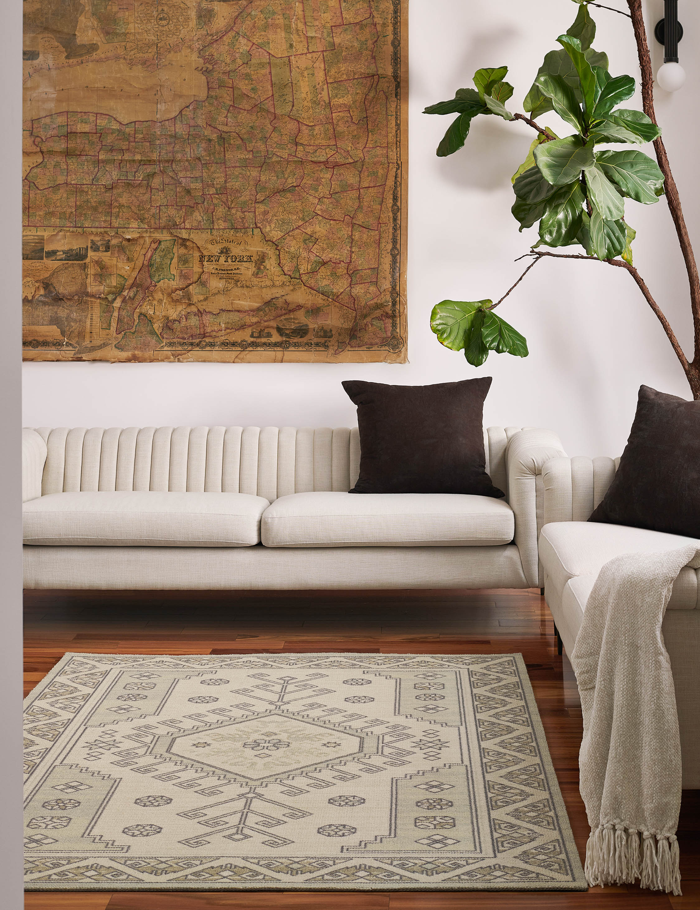 Navia Wool-Blend Rug - Thumbnail 2