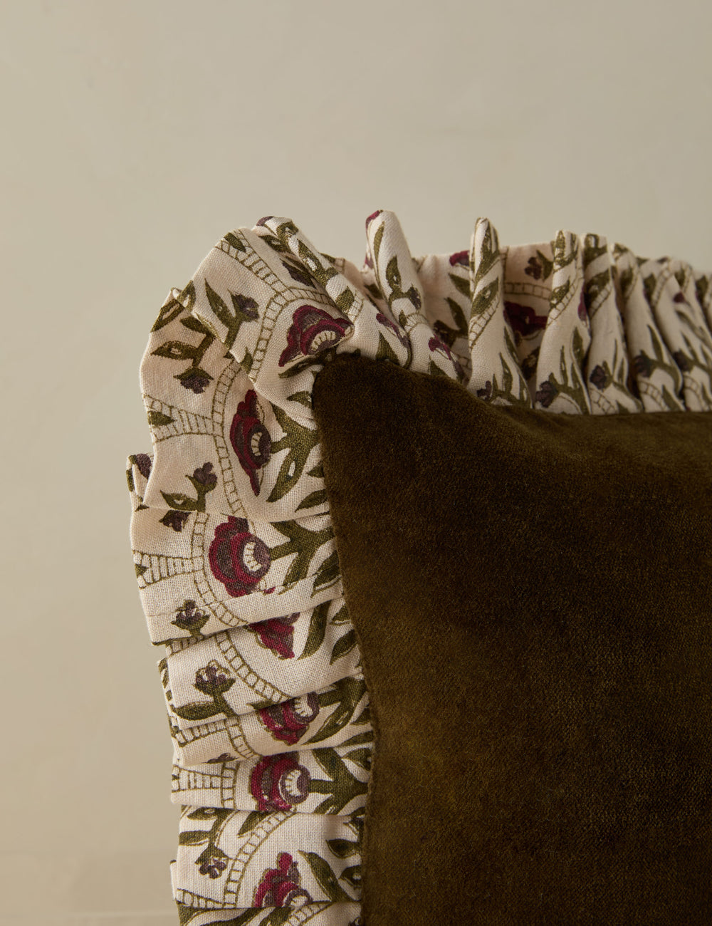 18x18 Velvet Midnight Lumbar Pillow by Oilo main image 1
