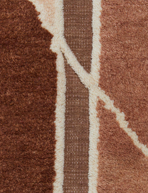 Close up view of the Amalfi Modern Organic Hand-Knotted Wool Rug by Aimee Song
