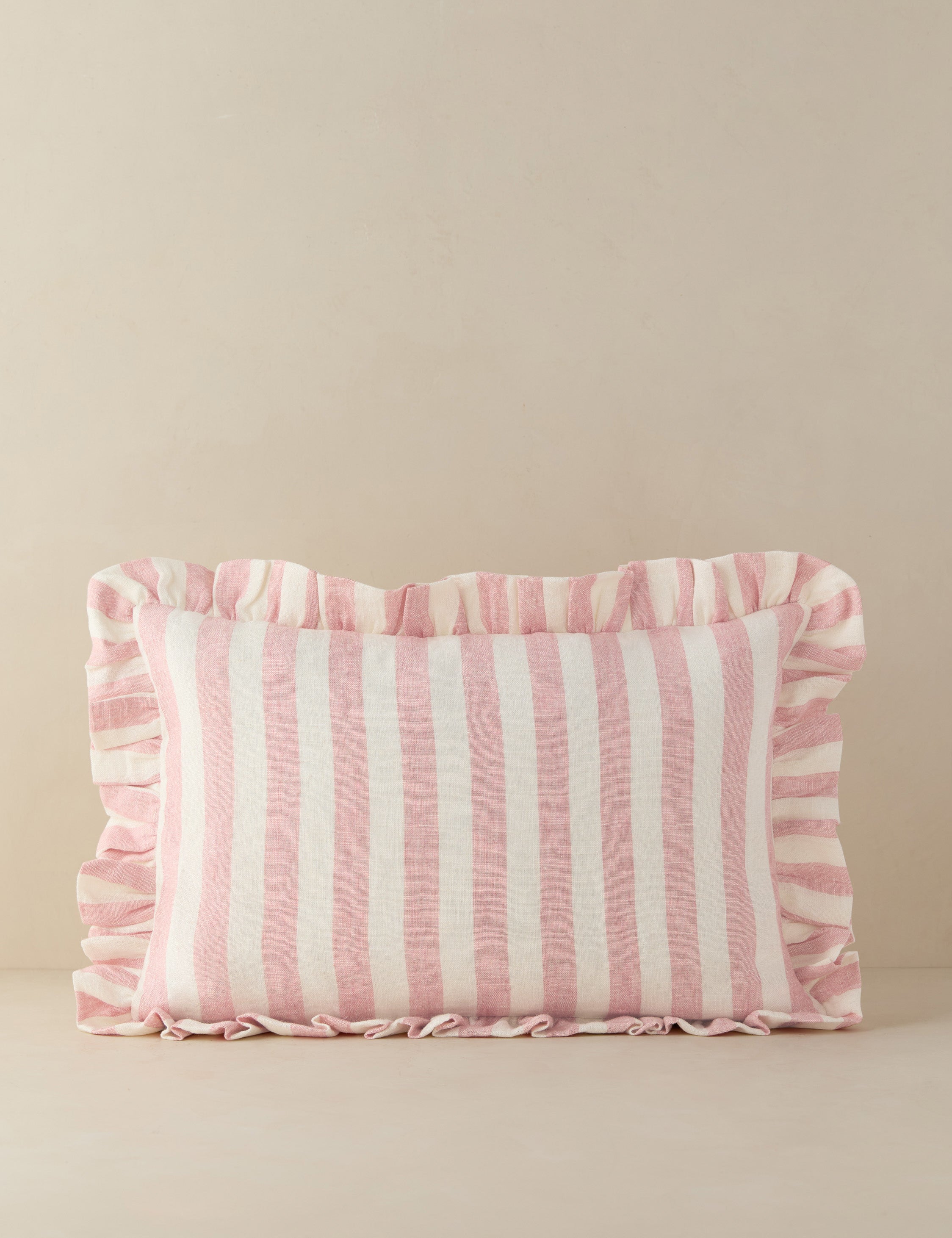 #color::pink-and-ivory #style::lumbar #fill type::with-feather-down-insert  #fill type::pillow-cover-only