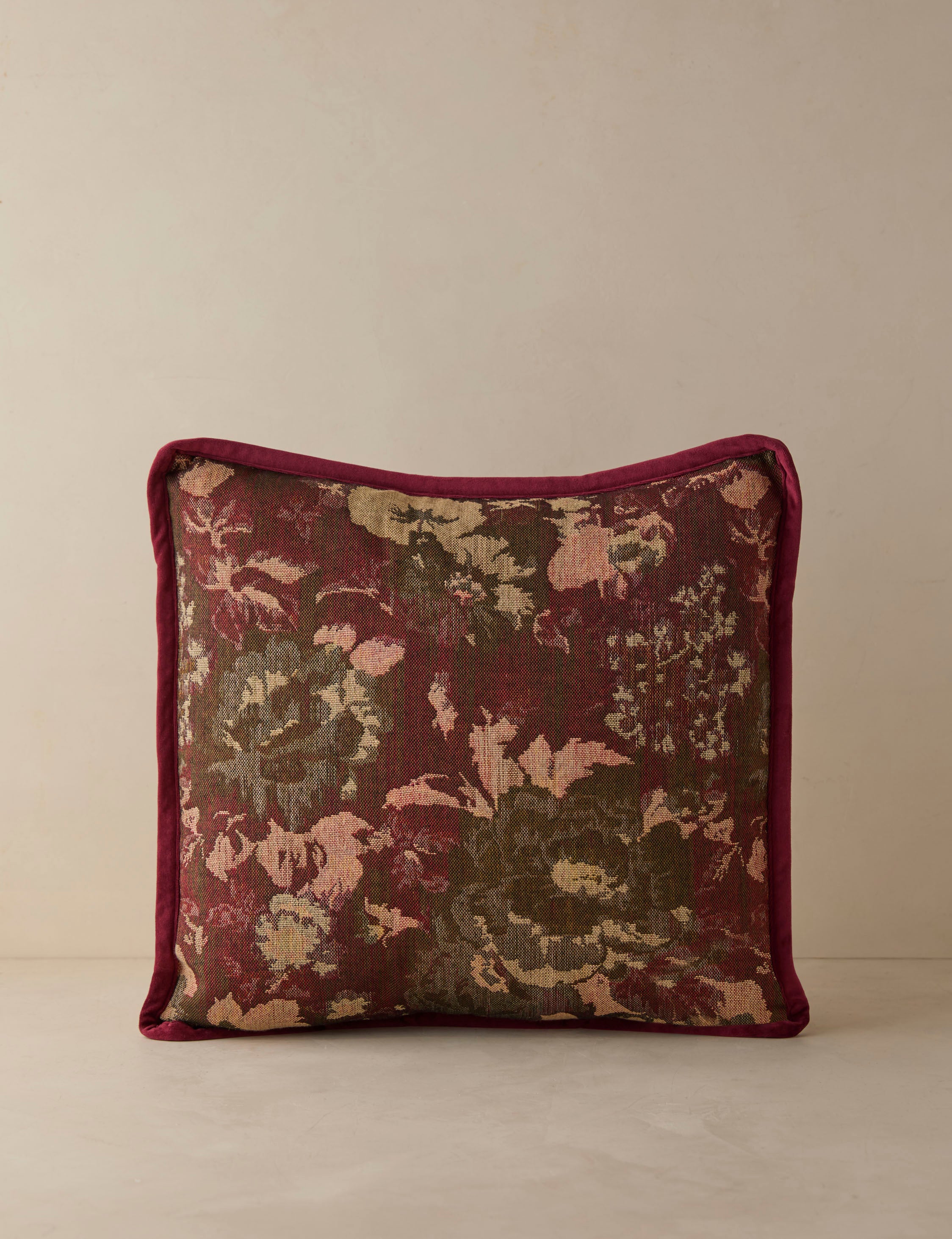 Amelie Reversible Tapestry Pillow Cover - Thumbnail 4