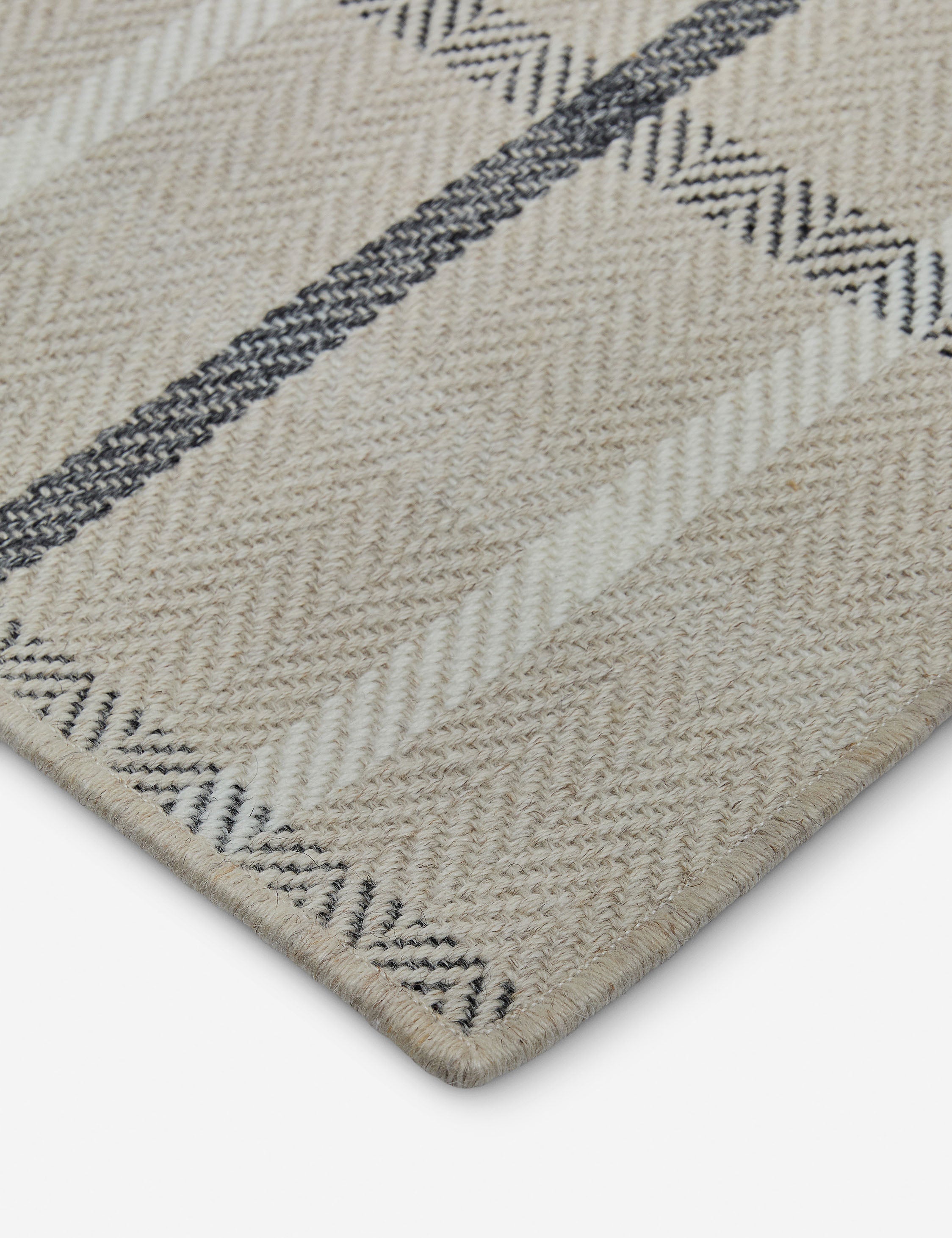 Custom Amsing Flatweave Wool Rug, Toasted Coconut Swatch 5.5" x 6"