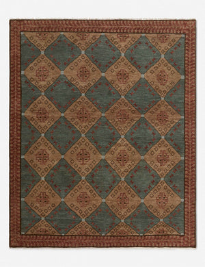 Arata Hand-Knotted Wool Rug Swatch, Juniper