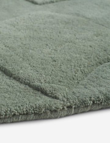 Ascani Hand-Tufted Wool Rug Swatch, Seafoam
