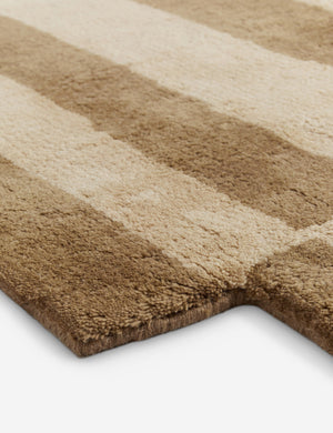 Askel Hand-Knotted Wool Rug Swatch by Sarah Sherman Samuel, Natural