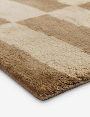 Askel Hand-Knotted Wool Rug Swatch by Sarah Sherman Samuel, Natural
