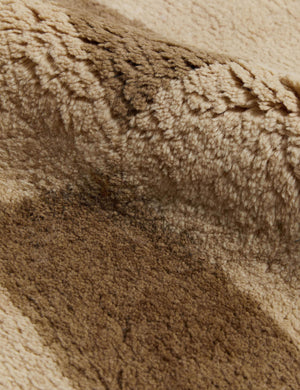 Askel Hand-Knotted Wool Rug Swatch by Sarah Sherman Samuel, Natural