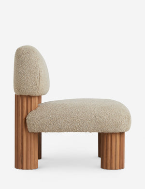 Open Box: Auclair Accent Chair, Tan Boucle