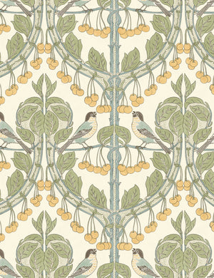 Linfield Wallpaper Swatch, Aqua