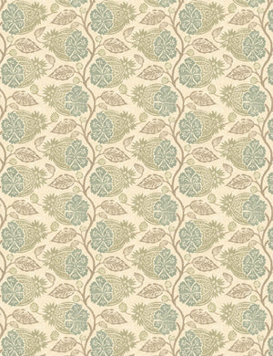 Thackery Wallpaper Swatch, Aqua
