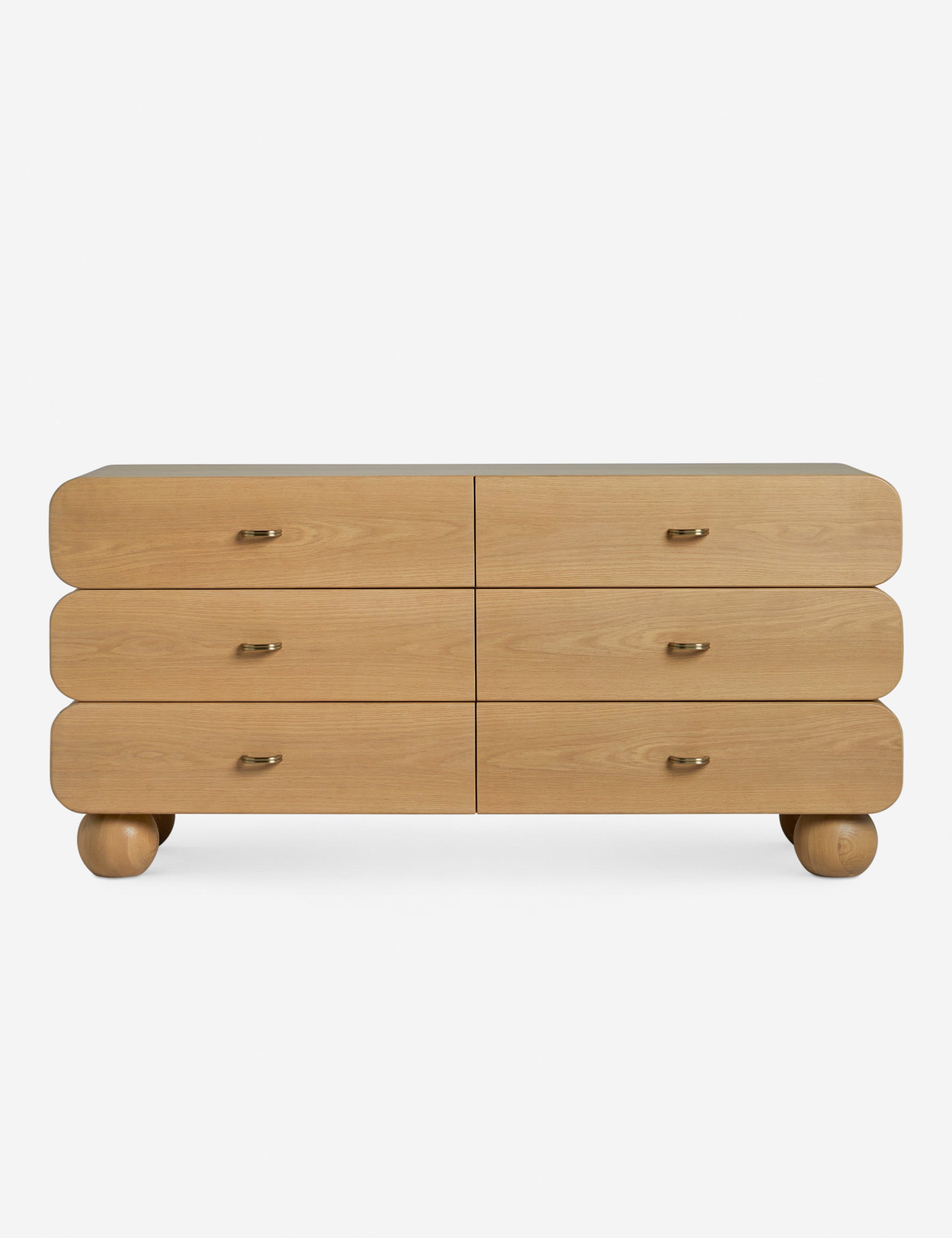 Barberi 6-Drawer Dresser in Light Oak Barberi 6-Drawer Dresser in Light Oak