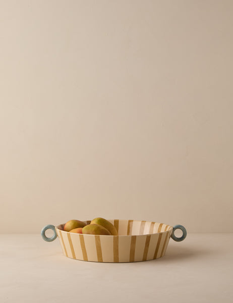 Bibbs Hand-Painted Centerpiece Bowl