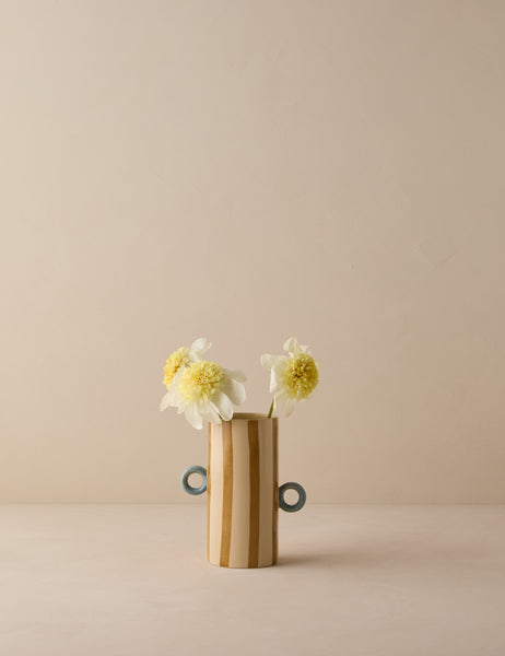 Bibbs Hand-Painted Vase