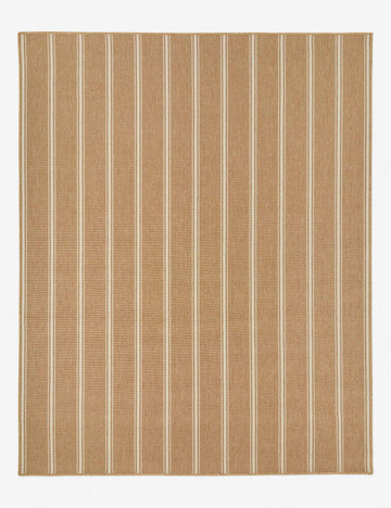 Custom Devri Hand-Loomed Indoor / Outdoor Rug, Rattan